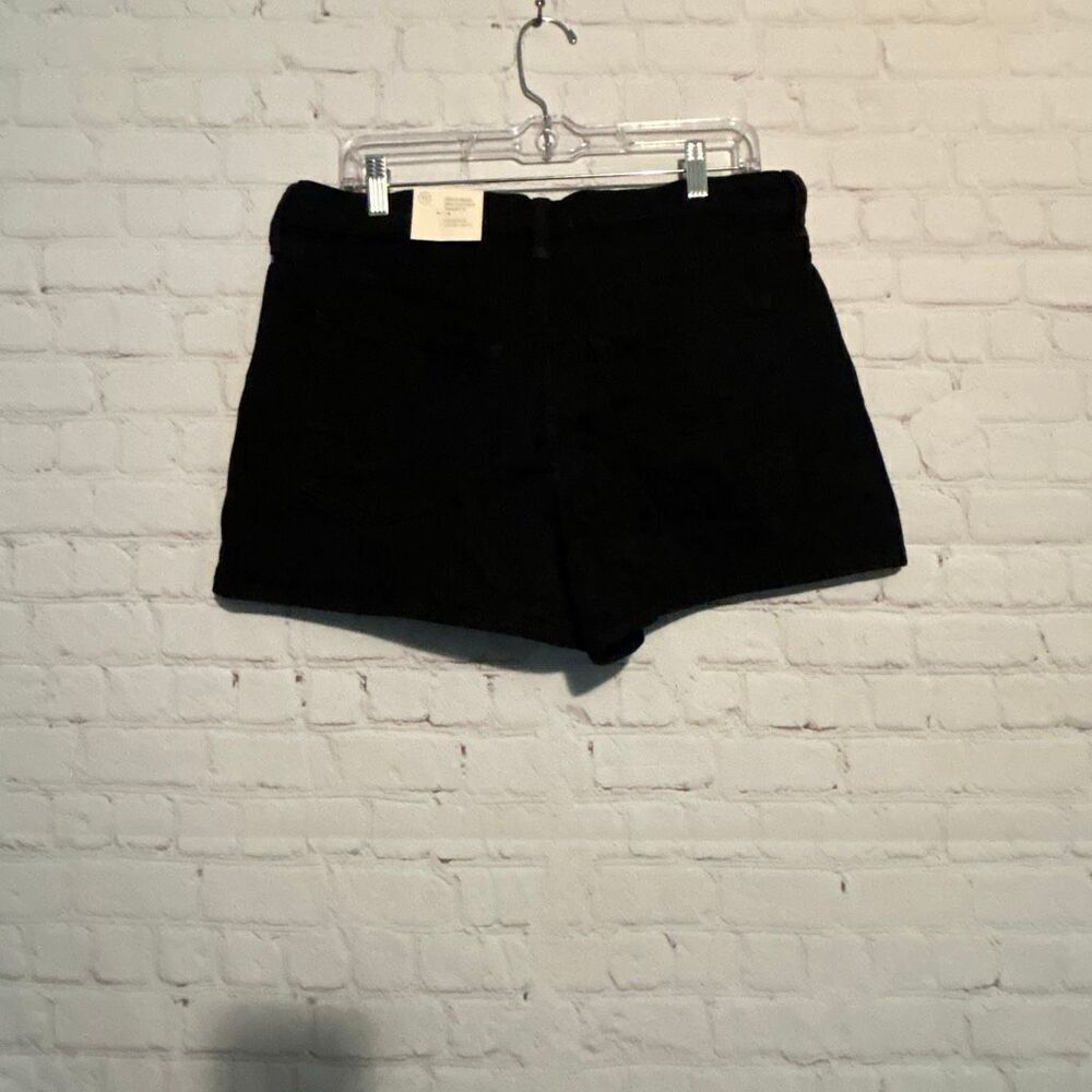 Universal Thread Women’s High-Rise ’90s Cutoff Shorts Black Size 12 - Picture 2 of 2